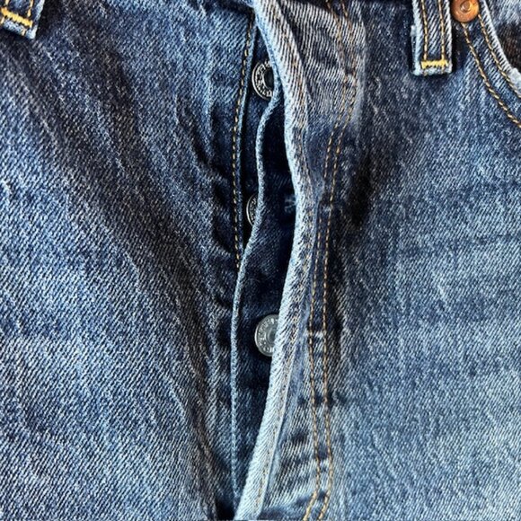 Levi’s Premium Ribcage Straight Jeans W29 L32 High Rise 90s Straight Leg Denim - Picture 3 of 8